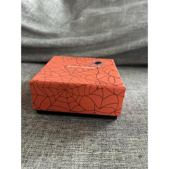 Betsey Johnson Bat Earrings Gothic Crystal Dangling Halloween Drop - Picture 4 of 8